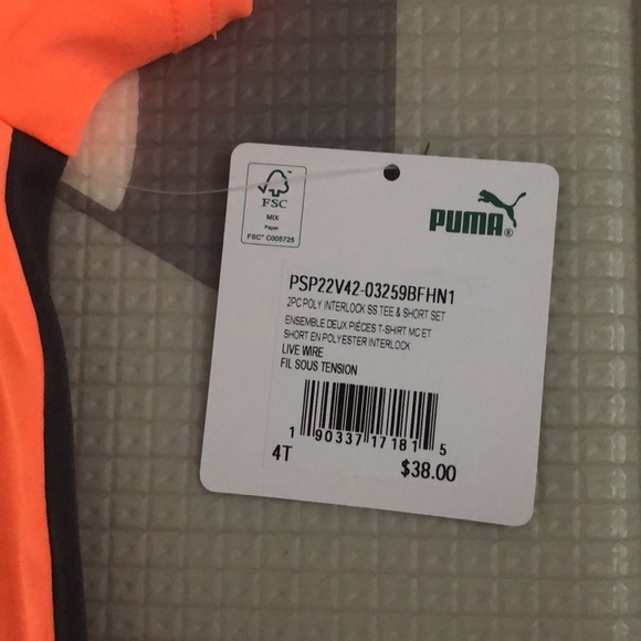 Puma outfit 4T - Picture 2 of 2